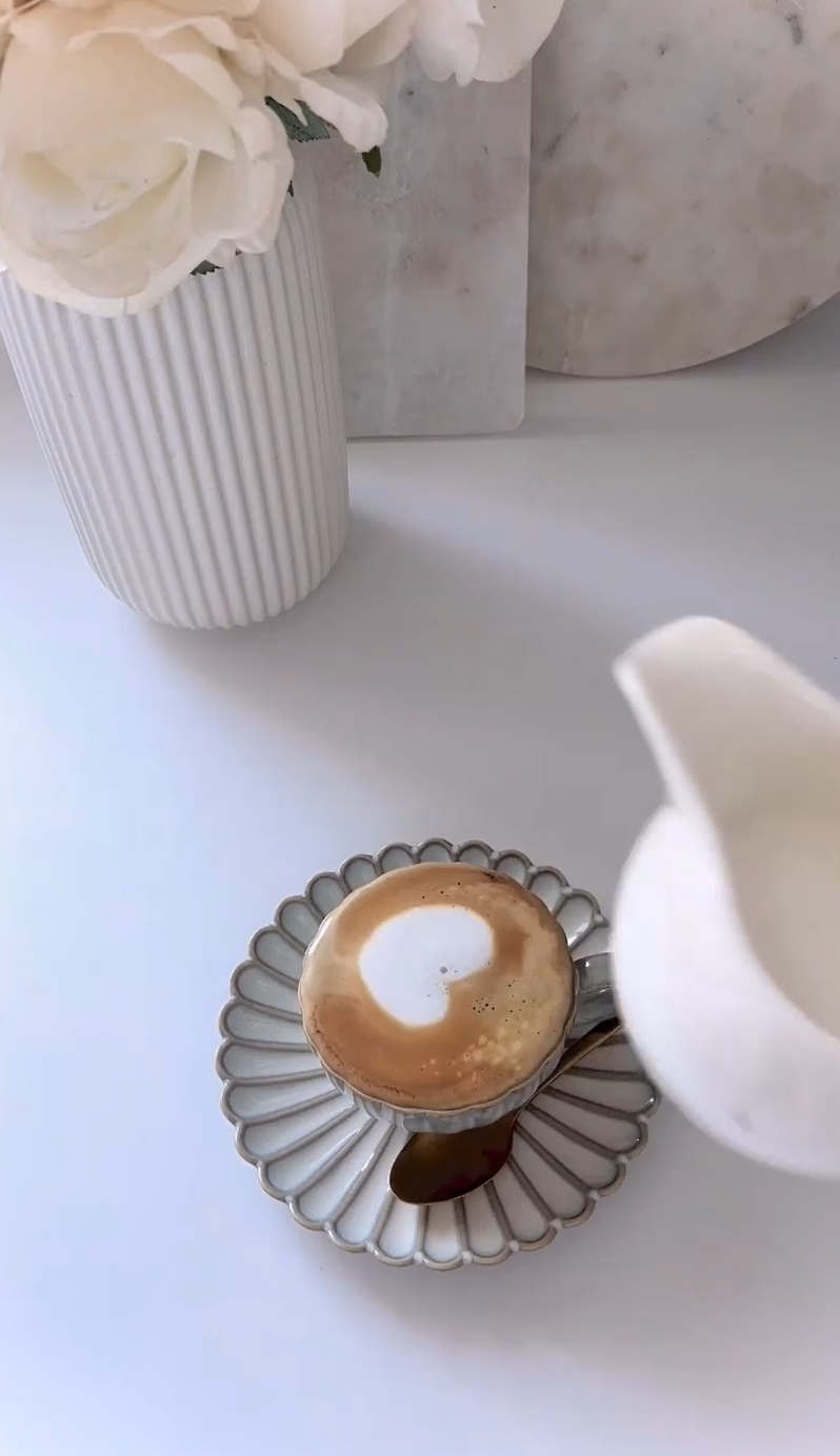 Making Coffee Retro Machine, White Asethetic Reel