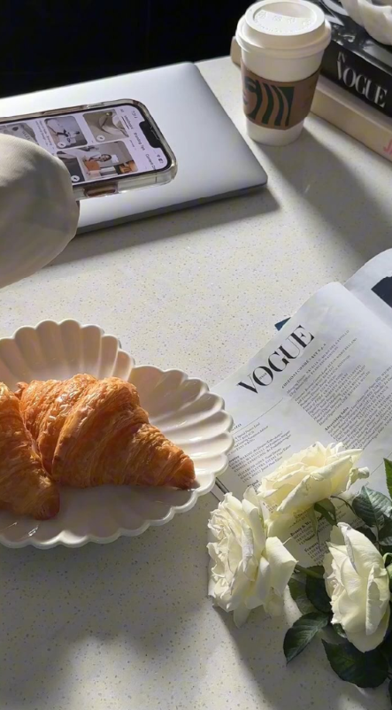 Morning Rituals | Coffee, Croissant & Calm Moments